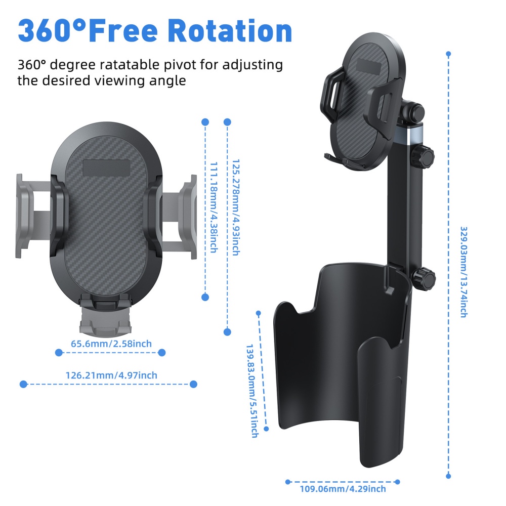Mobile Tech Accessories - Support de téléphone pour porte-gobelet de